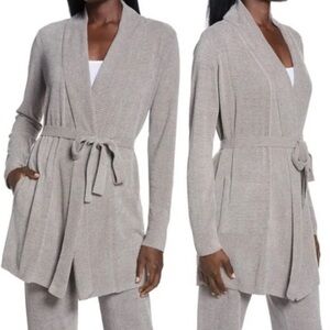 Barefoot Dreams Ultra Soft Gray Cardigan One Size